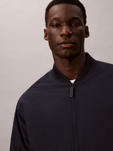 Blue Bomber Jacket  Men