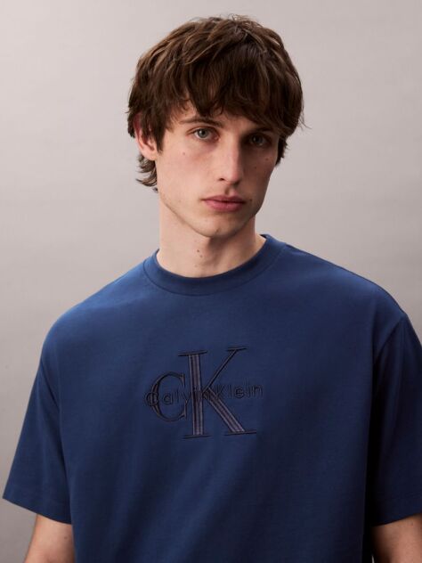 Blue Short Sleeve T-Shirt  Men