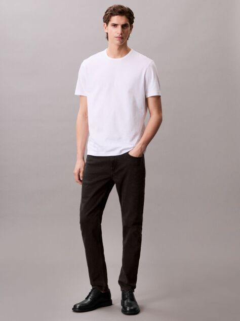 Black Slim Tapered Jeans  Men
