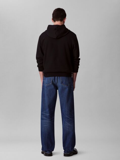Black Terry Hoodie  Men