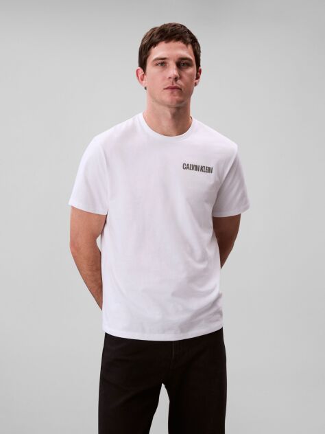 White Short Sleeve T-Shirt  Men