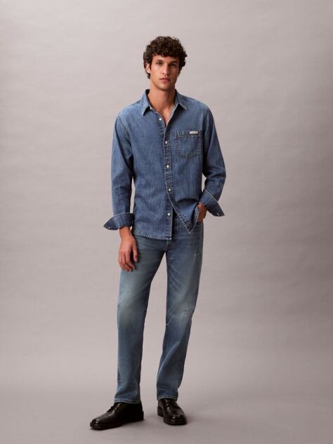 Denim Standard Straight Fit Jeans  Men