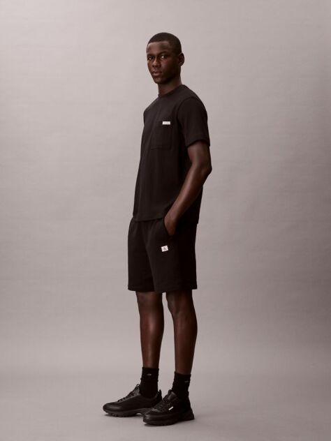 Black Comfort and style every day. Men’s jogger shorts for everyday wear.  Men