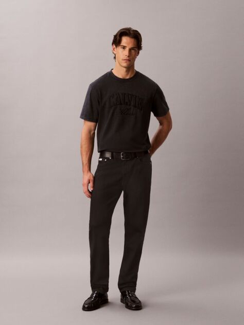 Black Classic Tapered Jeans  Men