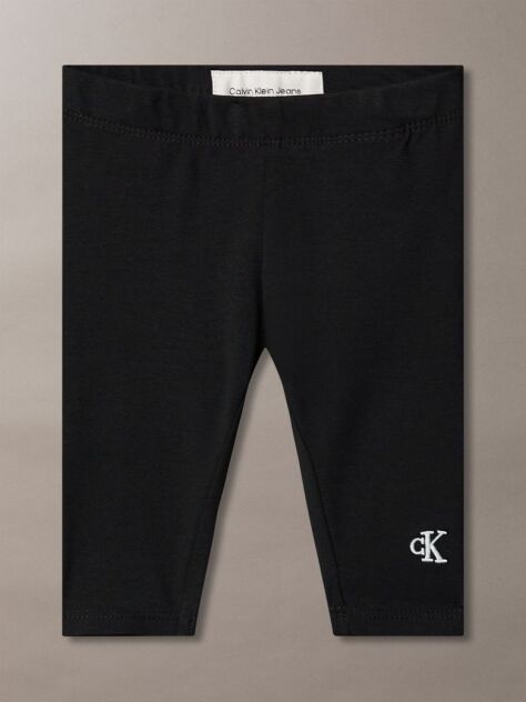 Black Newborn Logo Leggings  Newborn