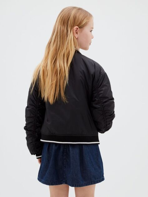 Black Kids Lightweight Bomber Jacket  Girls