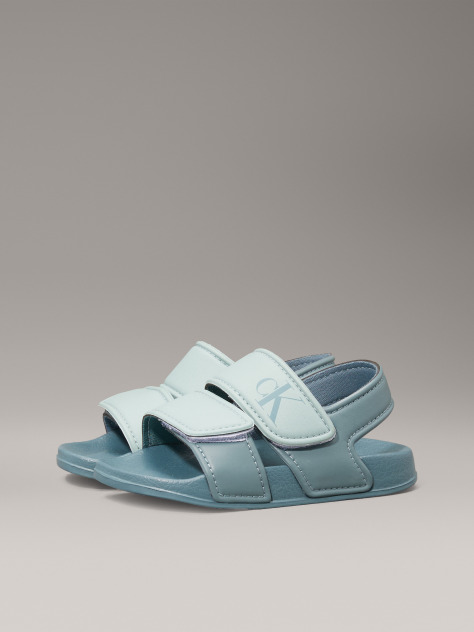 Green Velcro Sandal  Kids Unisex