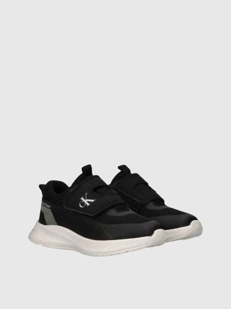 Μαύρο Sneakers Με Velcro Και Χαμηλό Κόψιμο  Παιδικό Unisex