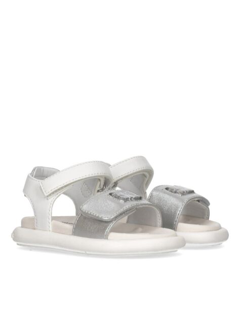 Silver Velcro Sandal  Girls