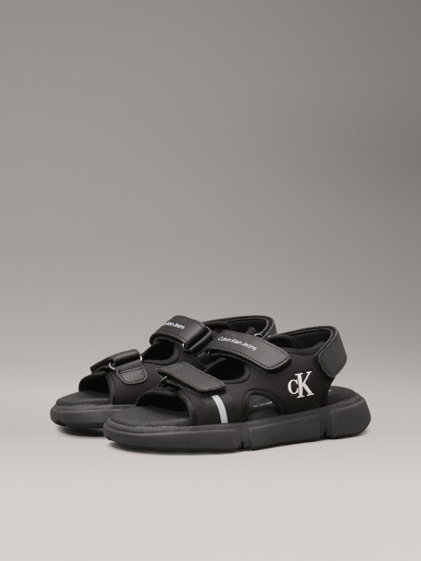 Black Velcro Sandal  Boys