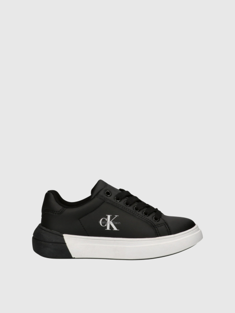 Μαύρο Παιδικά Δετά Sneakers Με Χαμηλό Κόψιμο  Παιδικό Unisex