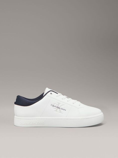 White Leather Trainers  Men