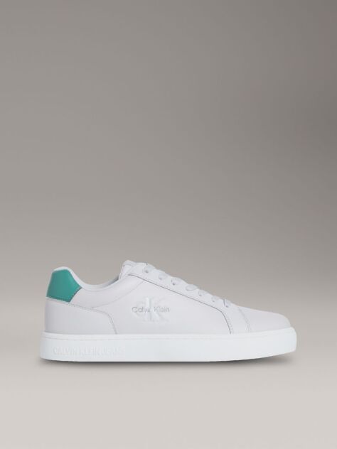 White Classic Leather Trainers  Men