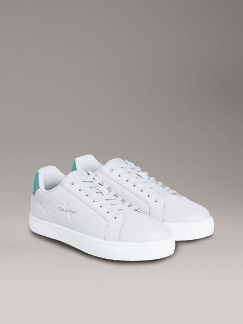 White Classic Leather Trainers  Men