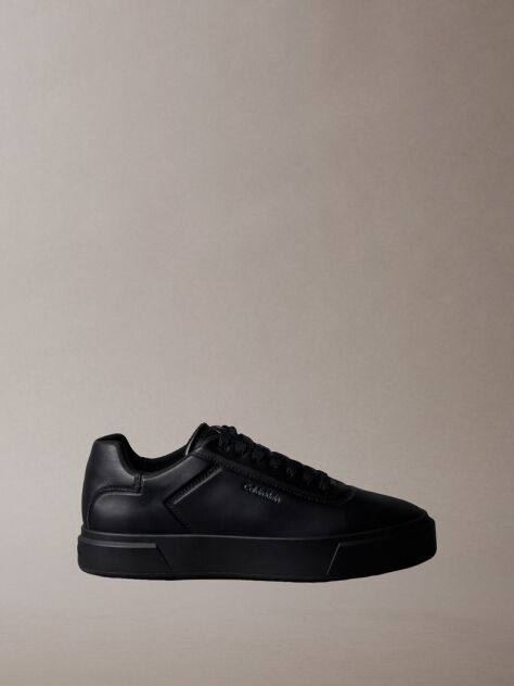 Μαύρο Premier - Signature Δερμάτινα Sneakers  Άνδρας