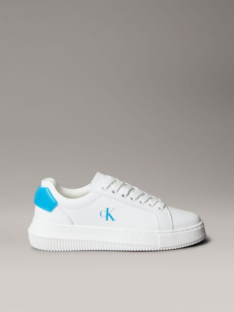 White Leather Trainers  Women