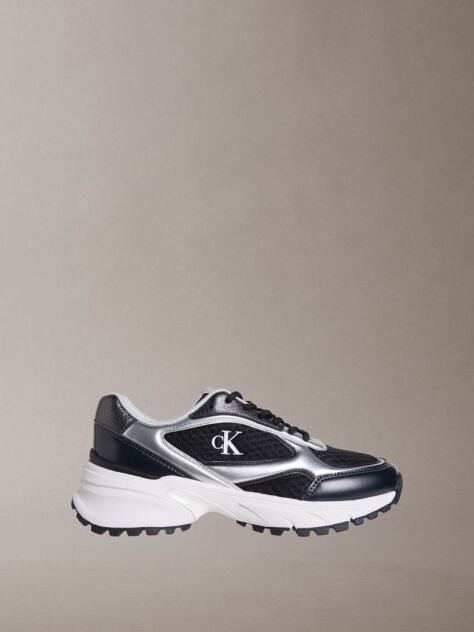 Black Trailblazer — Mesh Mix Runner Trainers  Women