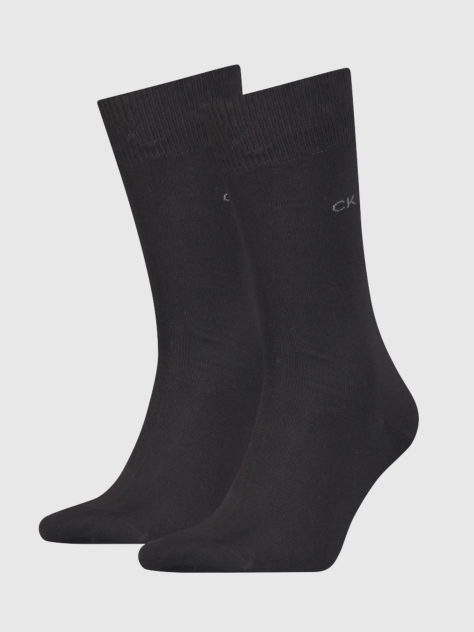Black CK Men Sock 2P  Men