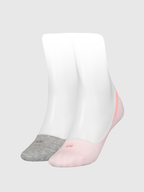 Multi Calvin Klein Low-Cut Logo Women's Footie 2 pack  Women