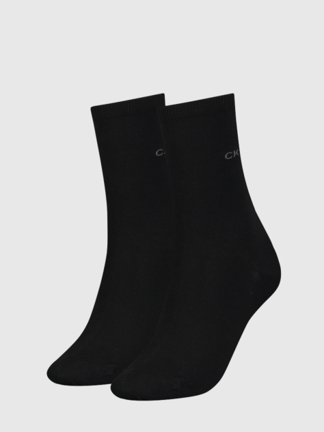 Black CK Women Sock 2P  Women