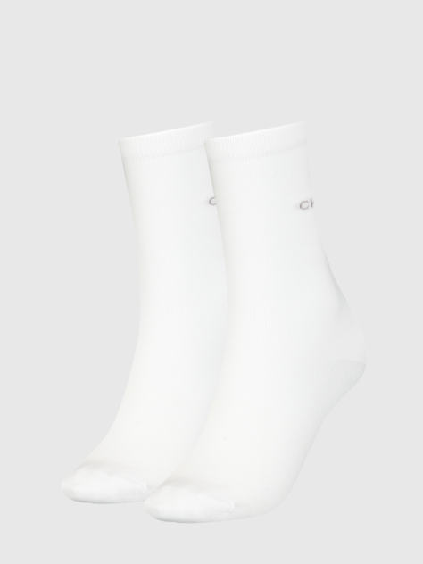 White CK Women Sock 2P  Women