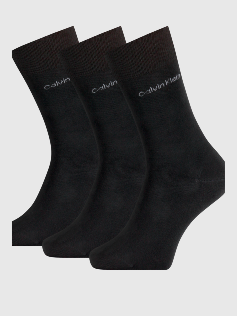Black CK Men Sock 3P  Men