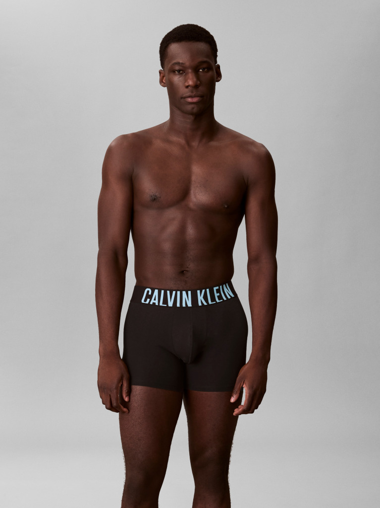 Black 3 Pack Boxer Briefs - Intense Power Cotton  Men