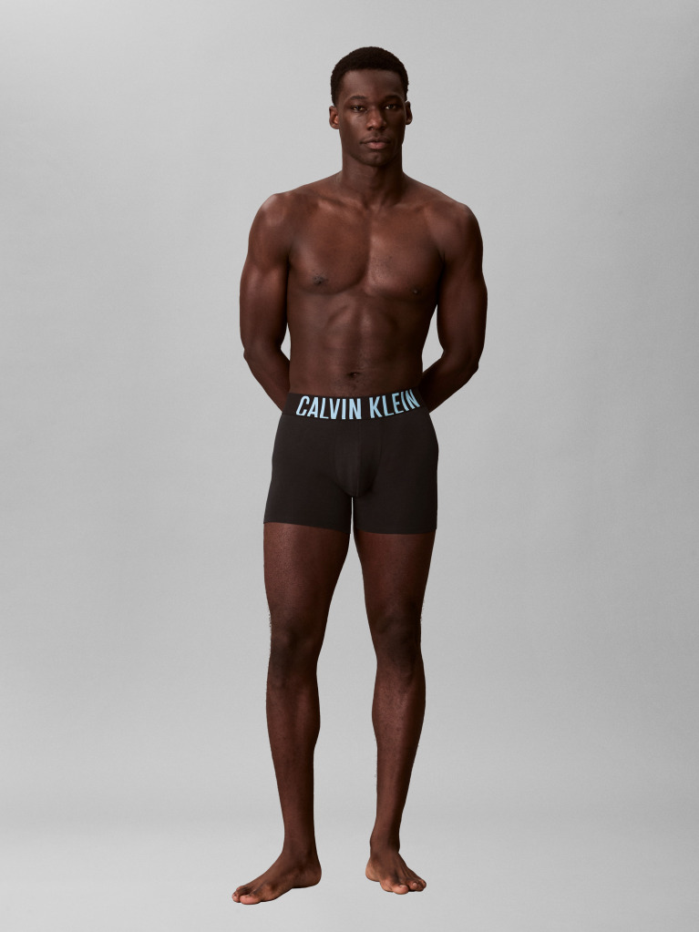 Black 3 Pack Boxer Briefs - Intense Power Cotton  Men