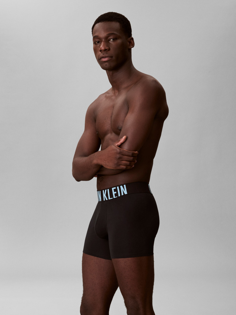 Black 3 Pack Boxer Briefs - Intense Power Cotton  Men
