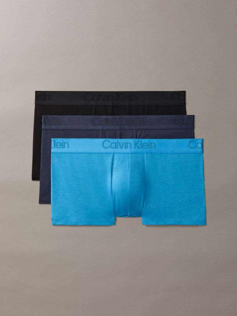 Multi Σετ 3 Μπόξερ Με Χαμηλή Μέση - CK Black  Άνδρας