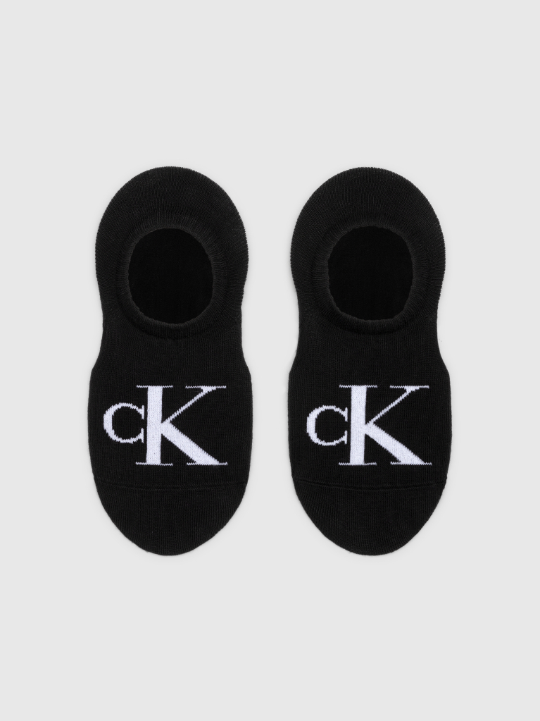 Black 2 Pack Footie Socks  Women