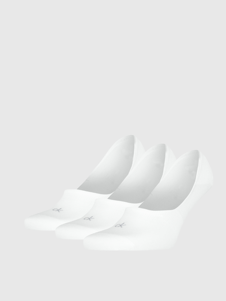 White 3 Pack Footie Socks  Men