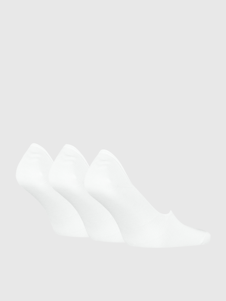 White 3 Pack Footie Socks  Men