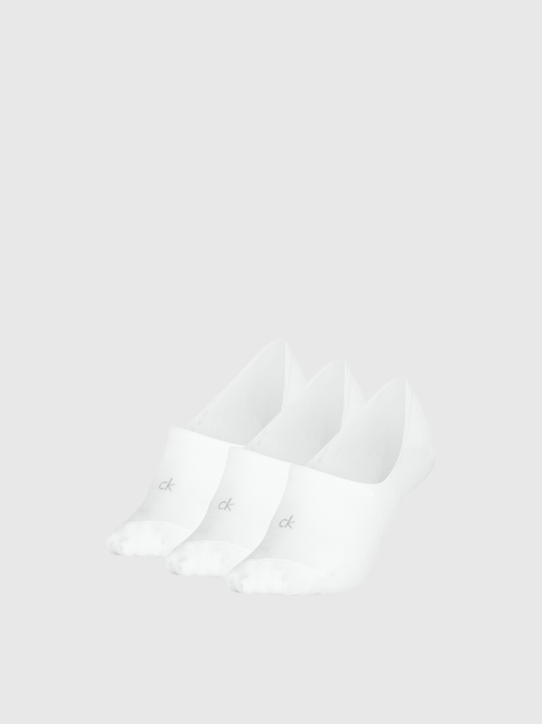 White 3 Pack Footie Socks  Women