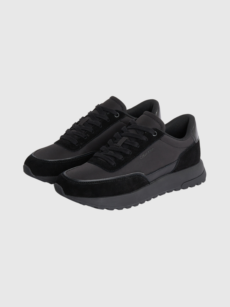 Black Low Cut Sneakers  Men