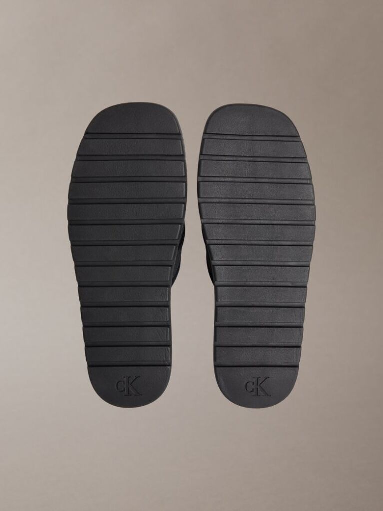 Black Luxor - Logo Lightweight Lug Sandals  Men