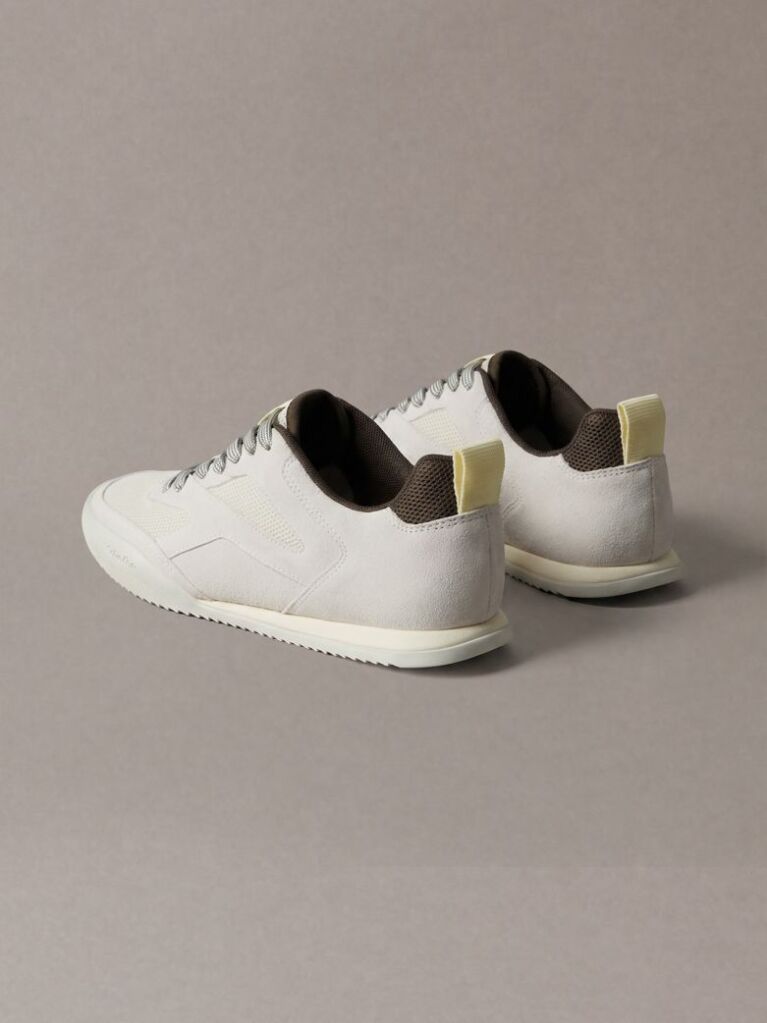 Yellow CK KAYLA - Suede Runner Trainers  Women