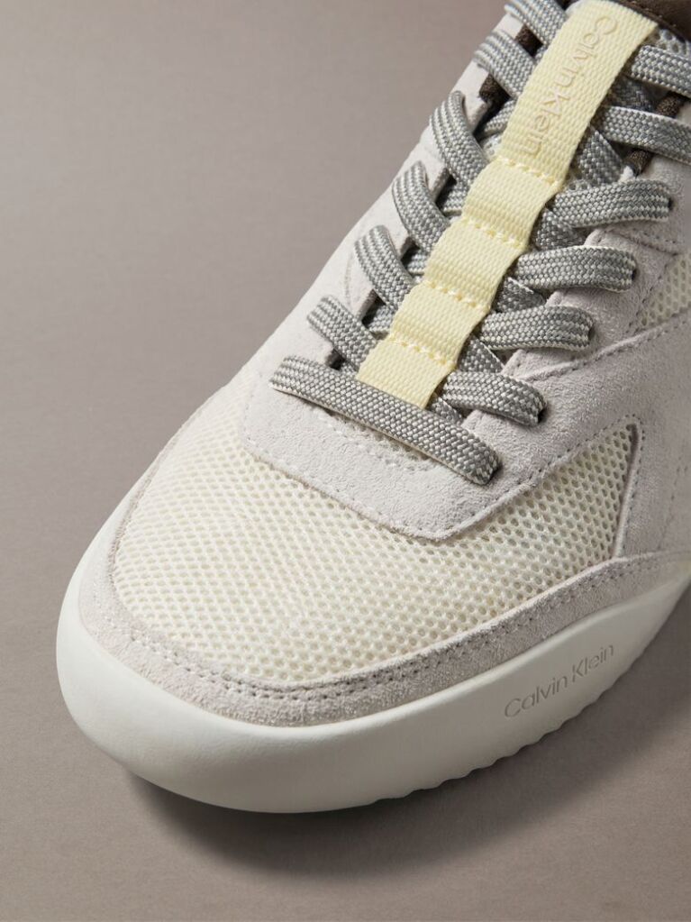 Yellow CK KAYLA - Suede Runner Trainers  Women