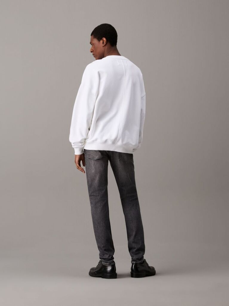 Black Slim Tapered Jeans  Men