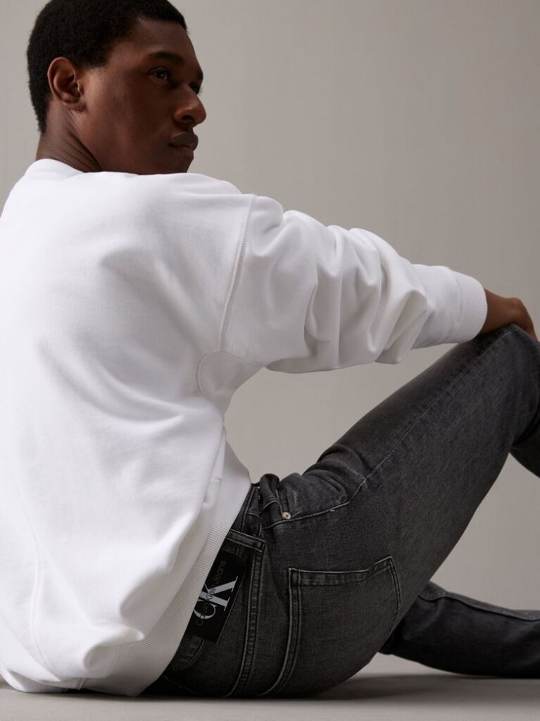 Black Slim Tapered Jeans  Men