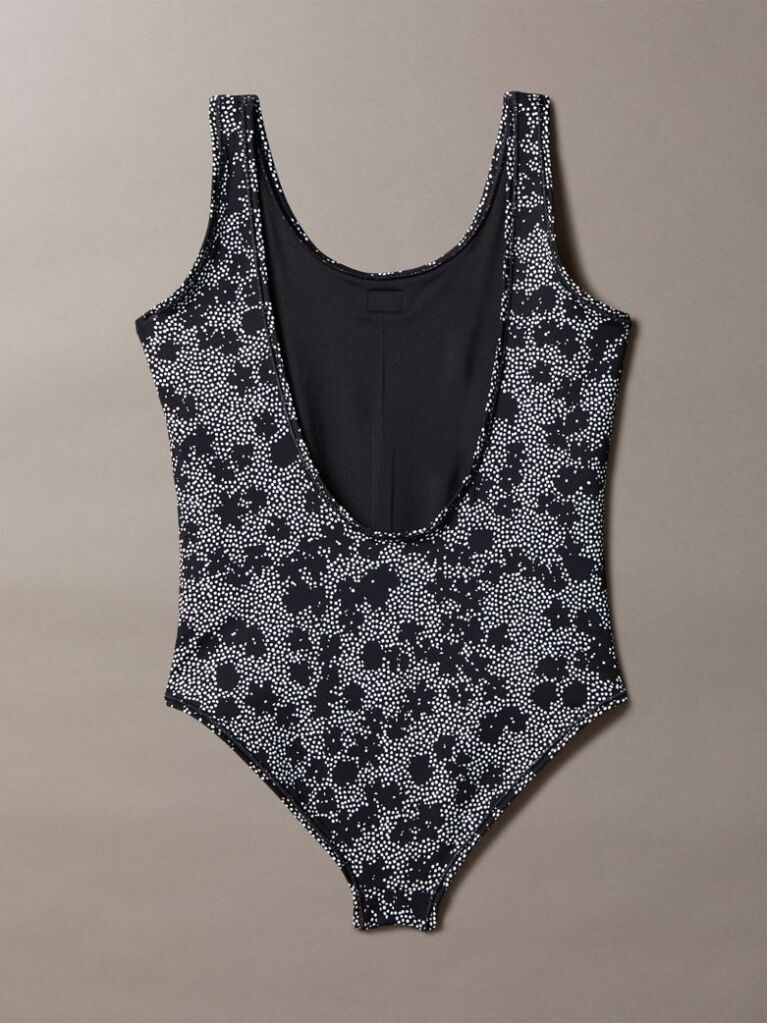 Black Girls Swimsuit - CK Monogram  Girls