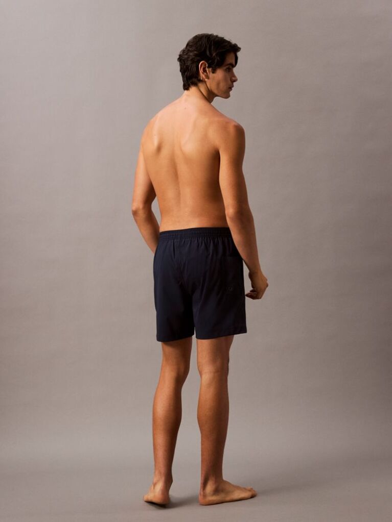 Black Core Solid Swim Shorts  Men