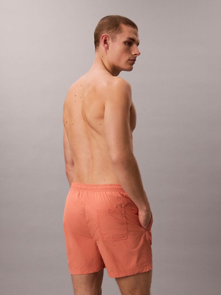 Orange Medium Drawstring Swim Shorts - CK Tech  Men