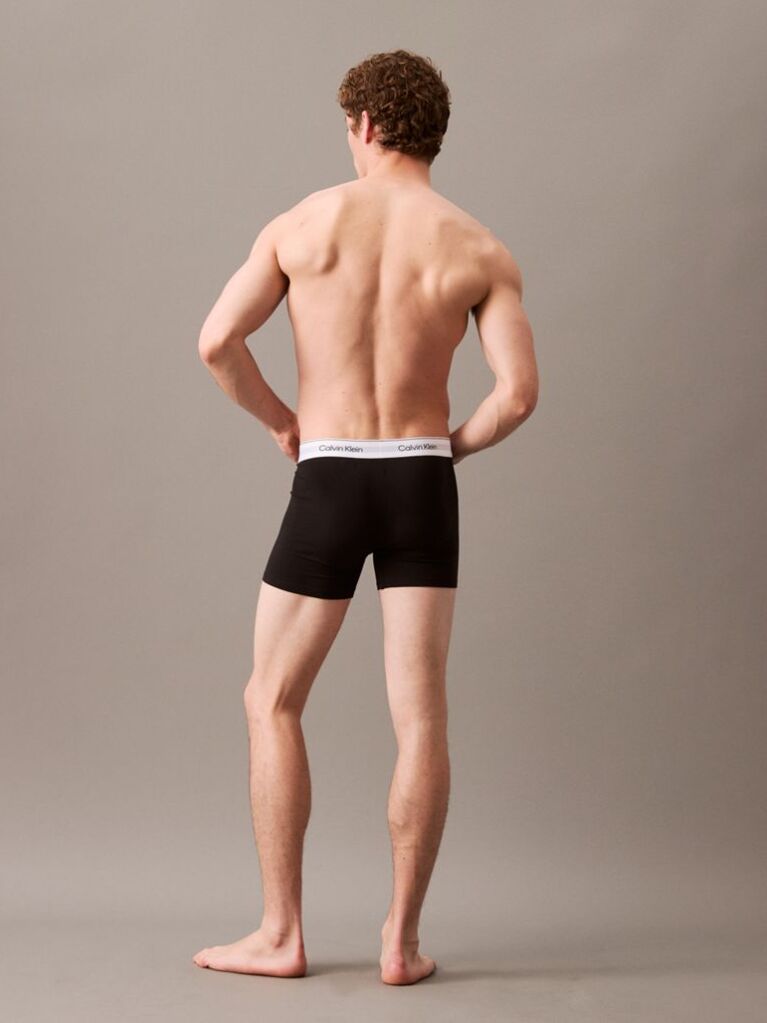 Multi 3 Pack Boxer Briefs - Icon Cotton Stretch  Men