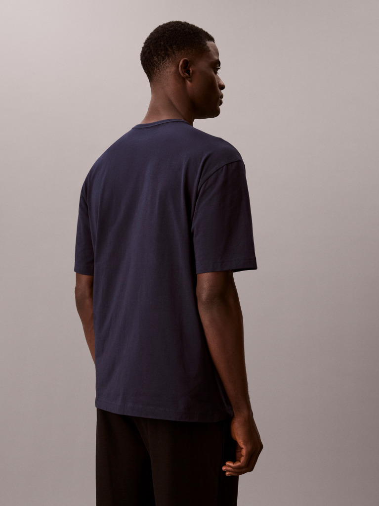 Black Pyjama Top - Icon Cotton Stretch  Men