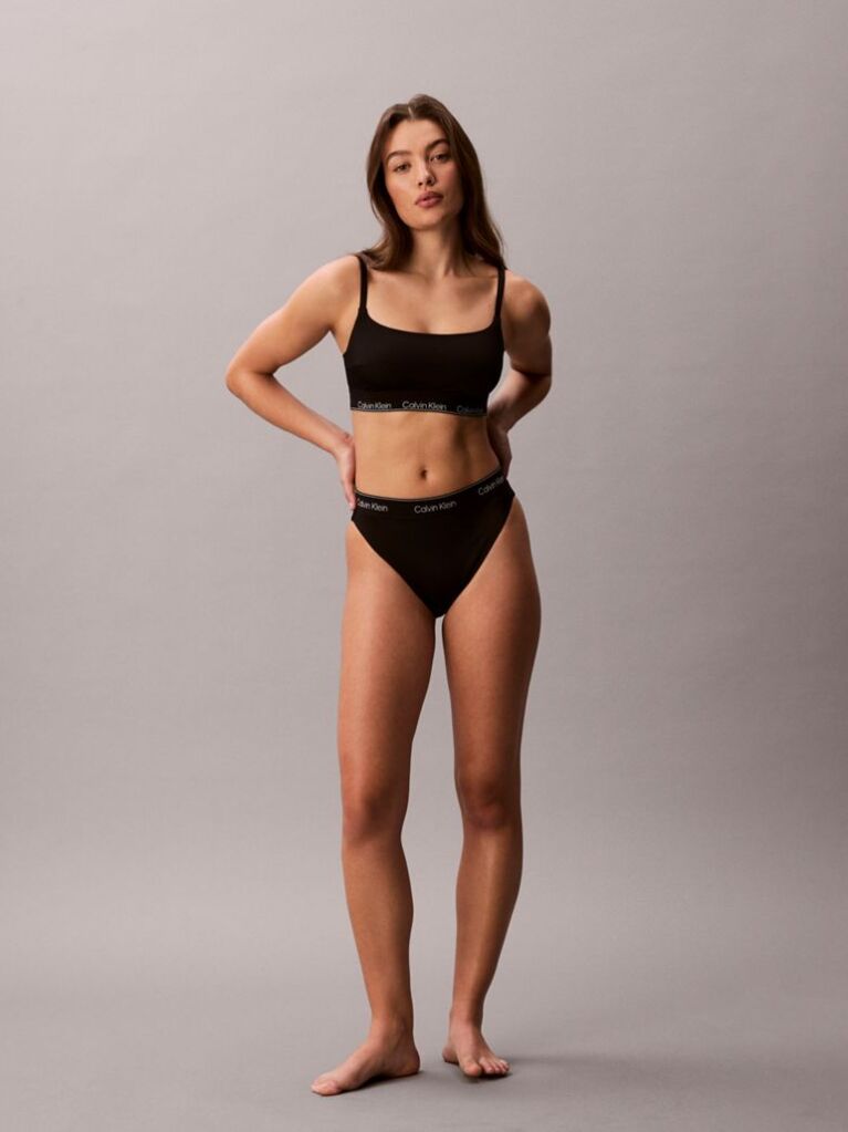 Black Bralette Bikini Top - CK Icon  Women