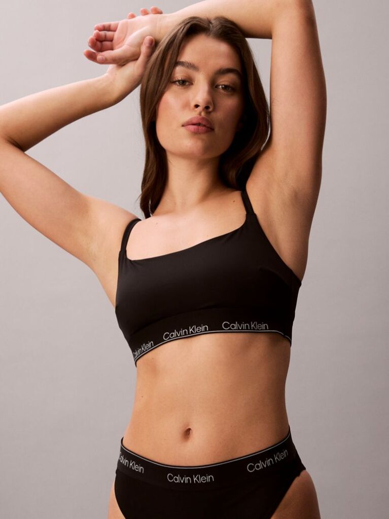 Black Bralette Bikini Top - CK Icon  Women