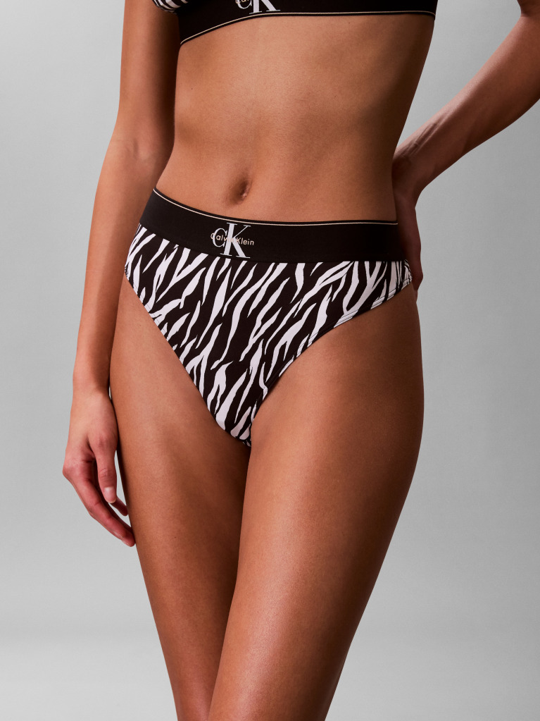 Multi Stretch Thong - Graphic Monogram Microfibre  Women