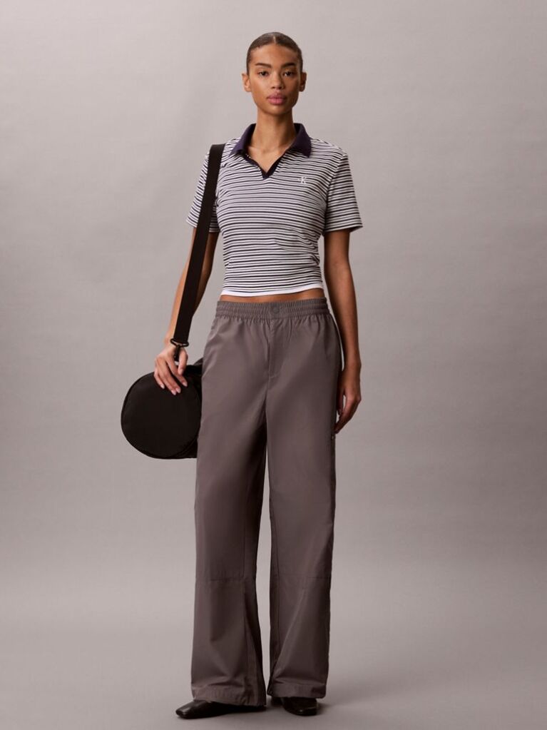 Silver Tech Relaxed Pants  Women