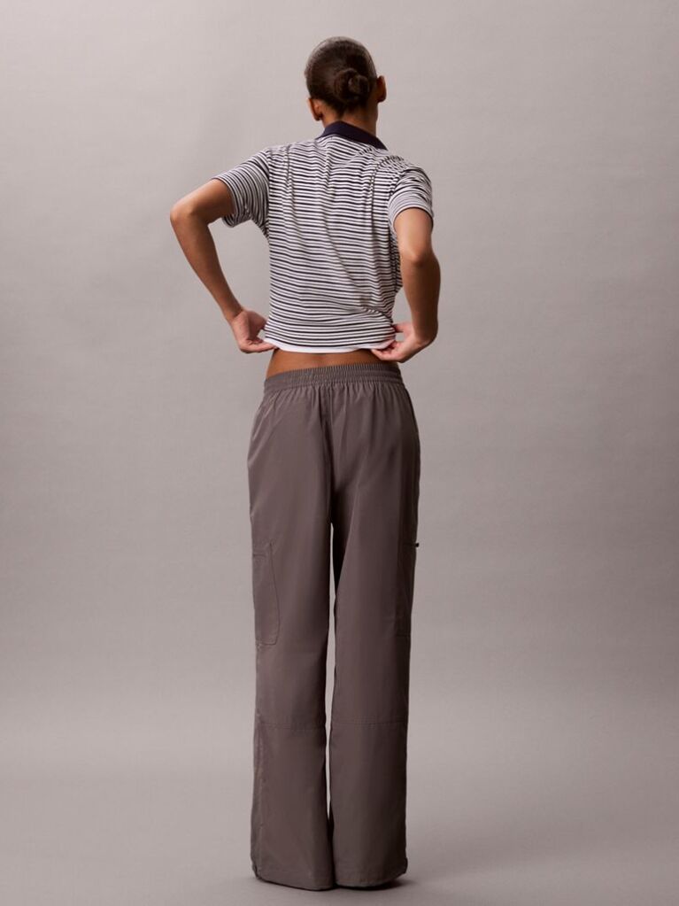 Silver Tech Relaxed Pants  Women